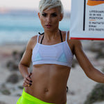 Sexy UV Yellow Micro Skirt