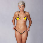 Vivid Yellow Micro Bikini Triangle Shape from Our Classic Collection