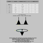 Mesh Neon Yellow Micro Bikini V Shape Back