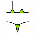 Vivid Green Micro Bikini Triangle Shape from Our Classic Collection