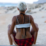 Sexy Red Tartan Micro Skirt